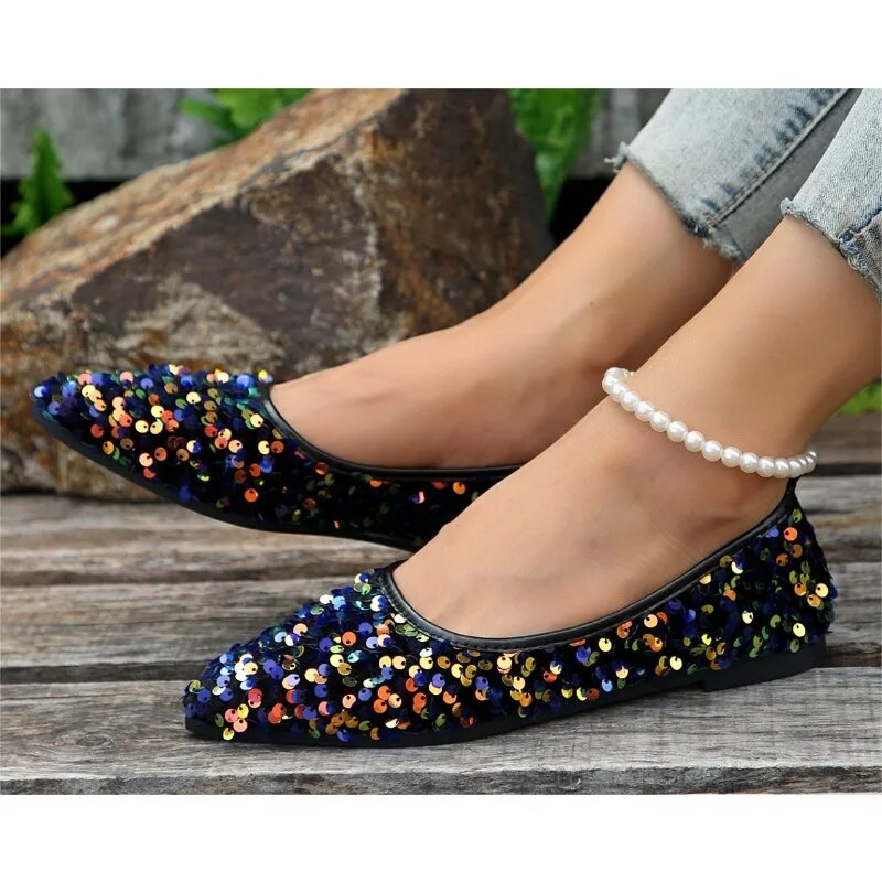 Modne ženske cipele s okruglim prstima, niske potpetice, ženske balerinke, luksuzne marke Mrežaste cipele, ženske natikače, ležerne Zapatos De Mujer
