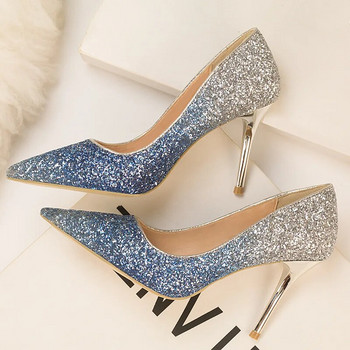 2023 Γυναικείες Pumps Σέξι ψηλοτάκουνα παπούτσια Glitter Bright Pumps Γυναικεία παπούτσια Γυναικεία νυφικά νυφικά παπούτσια Γυναικεία τακούνια 9cm