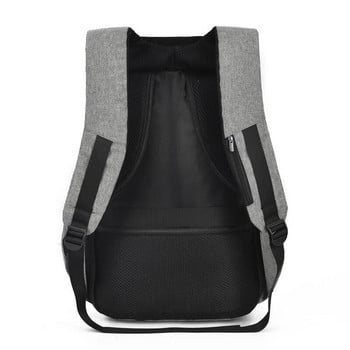 Чанта против кражба Мъжка раница за лаптоп Пътна раница Дамска бизнес USB зареждане с голям капацитет Ученически чанти за рамо