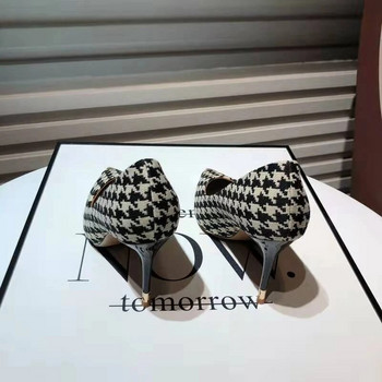 Дизайнерски дамски обувки 2023 г. Нови ежедневни офис дамски обувки Секси остри токчета Корейски модни дамски помпи Елегантни обувки