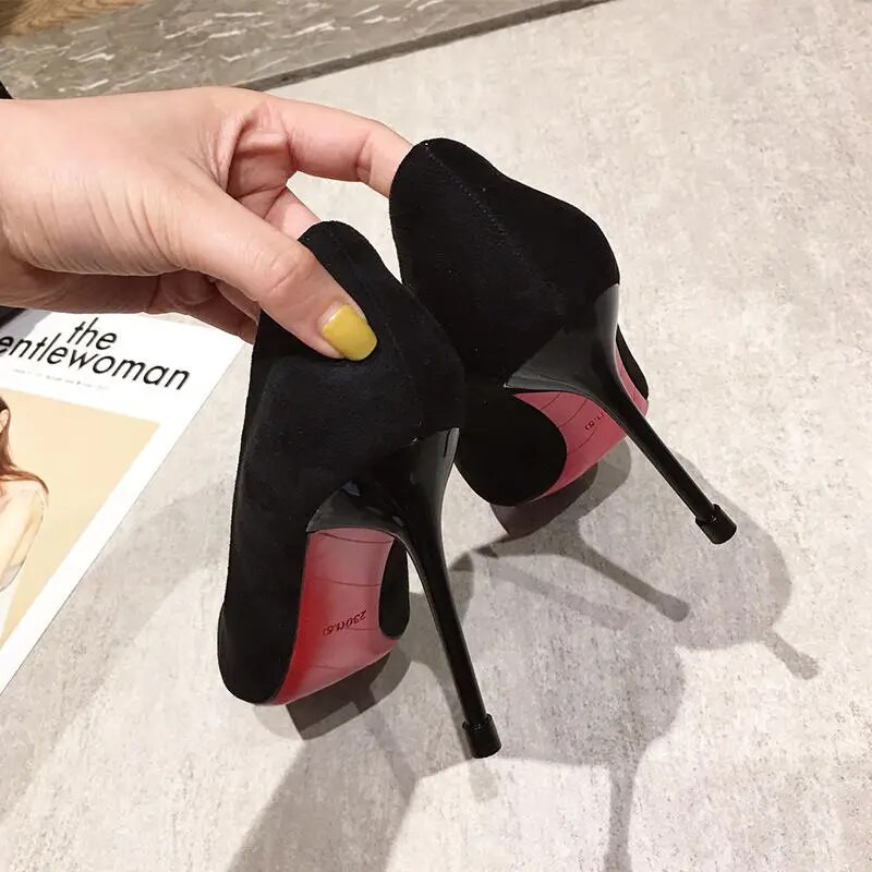 Pumpice Ženske cipele na visoku petu Ženske cipele na štikle Seksi ženske cipele za zabavu Crne cipele velikih veličina Vjenčane cipele Ženske