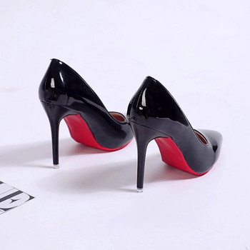 Παπούτσια για γυναίκες Παπούτσια με ψηλό τακούνι Sexy Foot Fetish Alternative Passion Sexy Red Bottom μυτερό 6cm8cm10CM Zapatos De Mujer