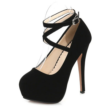луксозни стриптийз обувки на висок ток на платформа Ежедневни сини черни червени дамски обувки на шпилки Танцови вечерни парти Помпи голям размер 44 46
