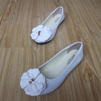 Maogu Women Fashion Ballerina Flat Shoes Ladies Sweet Flower Footwear Sapatos Feminino Дамски балетни обувки 2023 Пролет Есен Червени