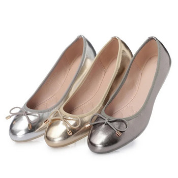 YAERNI Γυναικείες μπαλαρίνες Flats παπούτσια Παπιγιόν Shallow Mouth Slip On Γυναικεία Flat Γυναικεία φλατ παπούτσια Γυναικεία Flat παπούτσια Μπαλαρίνες zapatosE1127