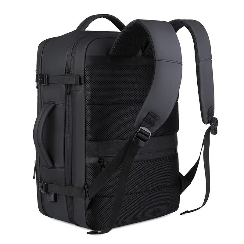 CROSSTEN 40L Proširivi ruksaci velikog kapaciteta USB punjenje 17 inčne torbe za prijenosna računala Vodootporna višenamjenska poslovna putna torba