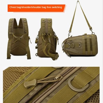 Външни военни раници Тактически раници Водоустойчива чанта за катерене през кръста Спортни пътувания Раница за къси пътувания Риболовни чанти