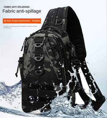 Външни военни раници Тактически раници Водоустойчива чанта за катерене през кръста Спортни пътувания Раница за къси пътувания Риболовни чанти