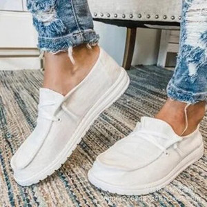 2022 Fashion Casual Plus Size Flats Παπούτσια Γυναικεία παπούτσια εργασίας Άνετα για την εργασία Αναπνεύσιμα Loafers Sneakers Zapatos De Mujer