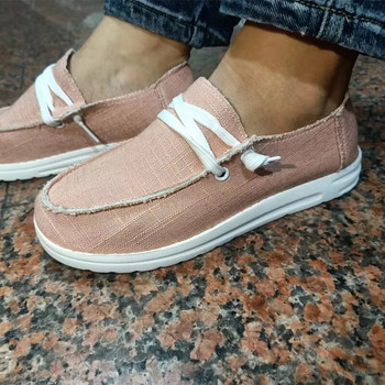 2022 Fashion Casual Plus Size Flats Παπούτσια Γυναικεία παπούτσια εργασίας Άνετα για την εργασία Αναπνεύσιμα Loafers Sneakers Zapatos De Mujer