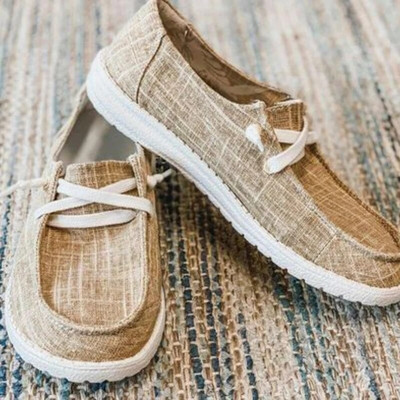 2022 Fashion Casual Plus Size Flats Παπούτσια Γυναικεία παπούτσια εργασίας Άνετα για την εργασία Αναπνεύσιμα Loafers Sneakers Zapatos De Mujer