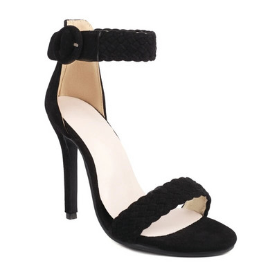 Moteriški vasariniai bateliai su petnešėlėmis 2023 m. Seksualūs juodai pilki Gladiator Flip Flops aukštakulniai vakarėliui Fetišo šokių batai moteriški, didelis 45 dydis