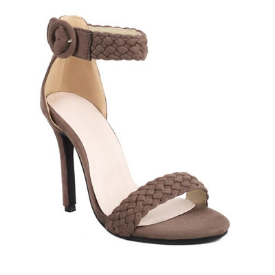 Moteriški vasariniai bateliai su petnešėlėmis 2023 m. Seksualūs juodai pilki Gladiator Flip Flops aukštakulniai vakarėliui Fetišo šokių batai moteriški, didelis 45 dydis