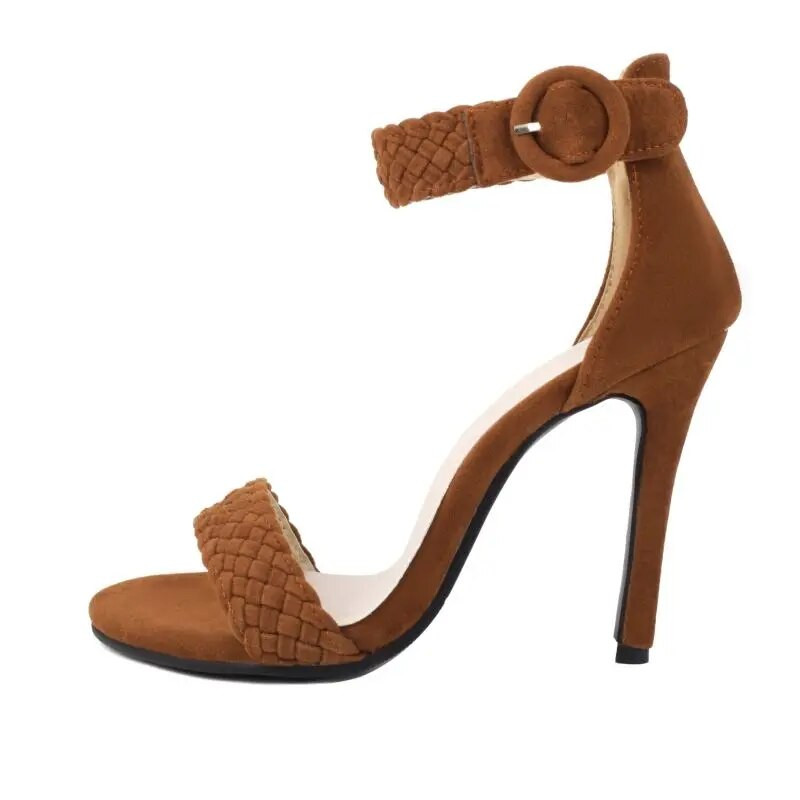 Moteriški vasariniai bateliai su petnešėlėmis 2023 m. Seksualūs juodai pilki Gladiator Flip Flops aukštakulniai vakarėliui Fetišo šokių batai moteriški, didelis 45 dydis