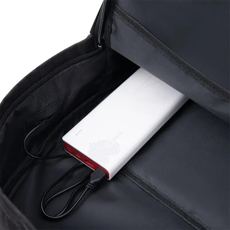 Vyrų ir moterų universali klasikinė universali vienspalvė kuprinė studentams, didelės talpos krepšys per petį