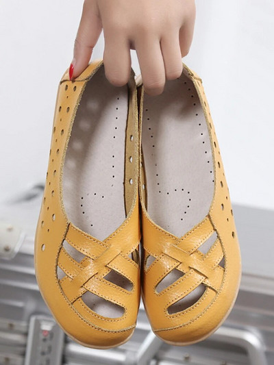 Moteriški plokščiapadžiai batai Moterims skirti batai Mada Moteriški mokasinai Plokšti natūralios odos moteriški batai Laisvalaikiai moteriška Zapatos Mujer