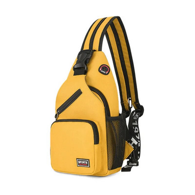 Polarshe Putna muška torba za prsa na rame s rupom za slušalice Sportska torba za prsa Crossbody Mini ženska torba za pojas Višenamjenski ruksak