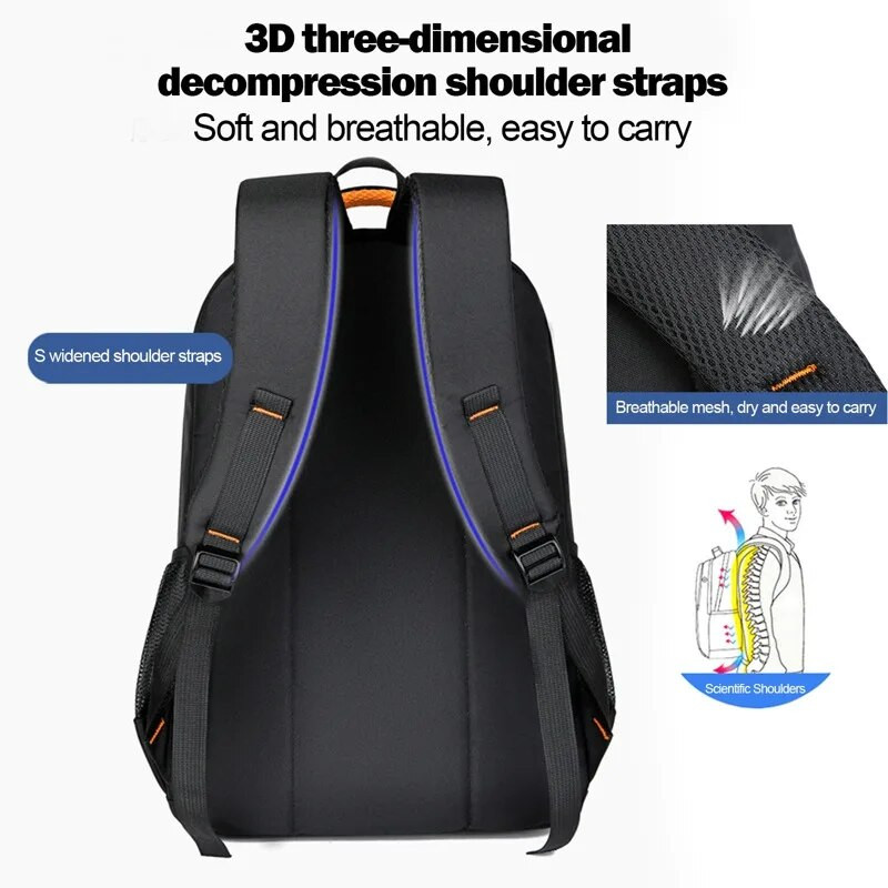 Didelės talpos Oksfordo audinio laisvalaikio kelionių kuprinė koledžo studentų kuprinė mada verslo nešiojamojo kompiuterio kuprinė