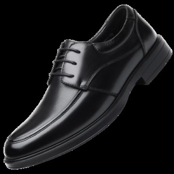 Ανδρικά δερμάτινα παπούτσια ποιότητας φθινοπώρου 2023 British Business Size 38-44 Αντιολισθητικά Μαλακά Δερμάτινα Ανδρικά δερμάτινα παπούτσια φορέματος από Mcrofiber