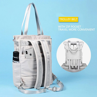 Naujas vientisos spalvos japoniškas baltas unisex mokyklinis krepšys didelė kuprinė, atsparus vandeniui smūgius sugeriantis nešiojamojo kompiuterio krepšys