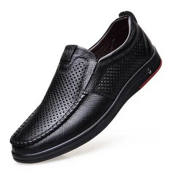 2023 Νέα ανδρικά παπούτσια Loafers για το καλοκαίρι από μαλακό ανδρικό παπούτσι Casual Slip-on Cutout Παπούτσια Summer loafers