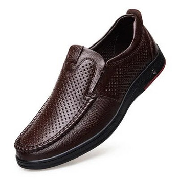 2023 Νέα ανδρικά παπούτσια Loafers για το καλοκαίρι από μαλακό ανδρικό παπούτσι Casual Slip-on Cutout Παπούτσια Summer loafers