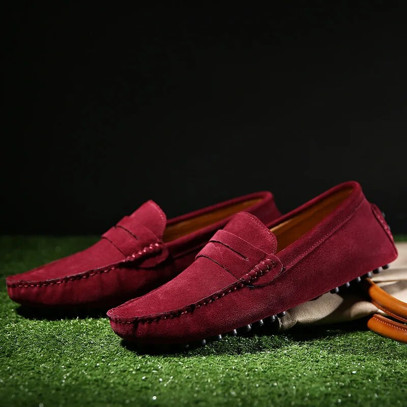 Vasariniai vyriški laisvalaikio batai Madingi vyriški batai rankų darbo vyriški loaferiai Mokasinai Slip On Vyriški vyriški vairavimo batai