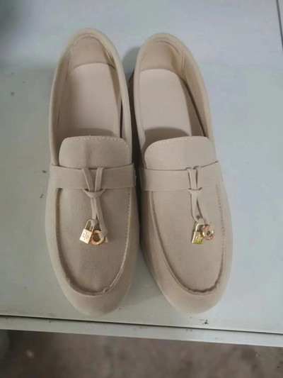 Didelio dydžio moteriški batai 2023 m. Nauji moteriški plokščiapadžiai batai minkštu dugnu Patogūs slydimo moteriški batai Rudeniniai laisvalaikio batai moteriški