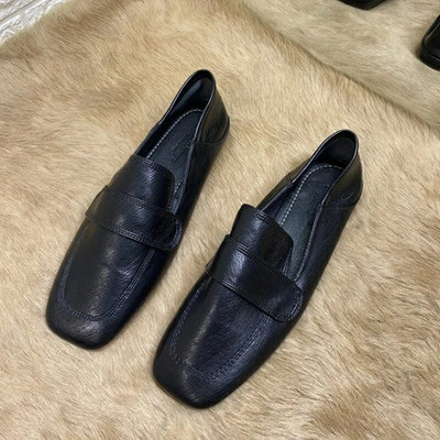 odiniai bateliai moterims plokščiapadžiai batai kvadratiniais pirštais slydimo ant seklių patogūs laisvalaikio moteriški batai vairavimo vakarėliui vc3498