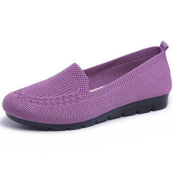 Дамски ежедневни обувки Летни мрежести дишащи плоски обувки Дамски удобни леки маратонки Чорапи Дамски мокасини с приплъзване Zapatillas Muje