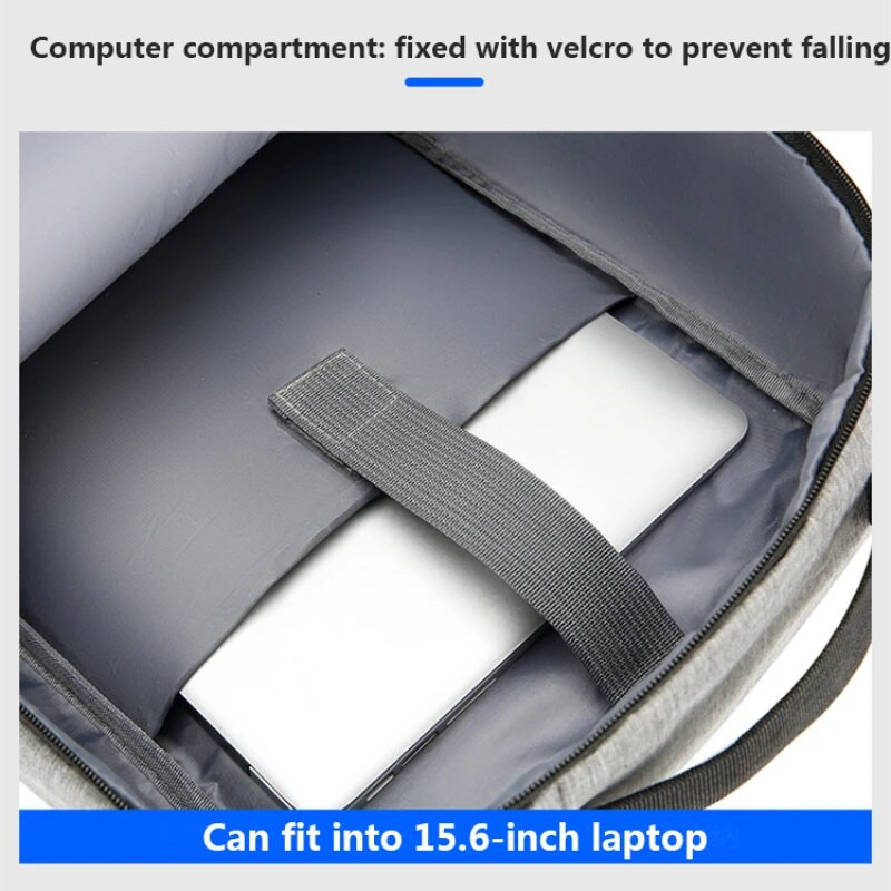 Vyriška neperšlampama kuprinė Daugiafunkcis nugaros krepšys Vyriškas verslo 15,6 colio nešiojamojo kompiuterio kuprinė USB įkraunama kuprinė laisvalaikio kuprinė