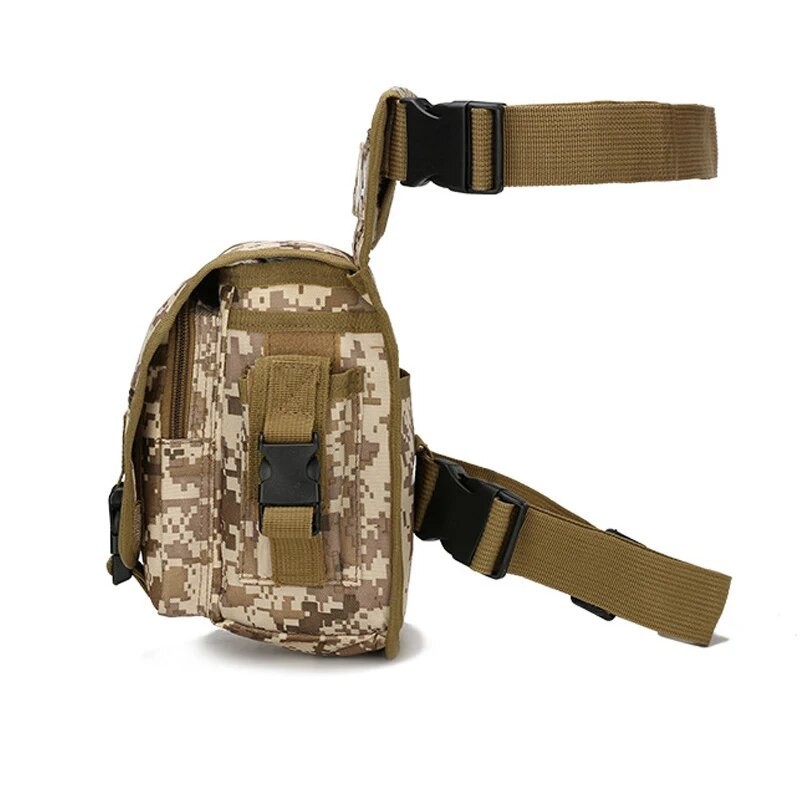 Vojna torbica oko struka Weapons Tactics Ride Leg Bag For Men Vodootporna torbica za bedra Višenamjenski remen YB25