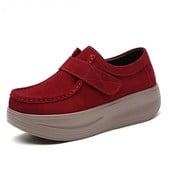 2023 Divat Női Cipők Platform Cipők Bőr Velúr Plüss Slip on Sneakers Bojt Rojtos cipők Mokaszinok Női Vintage Cipők