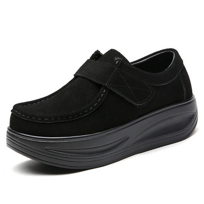 2023 Divat Női Cipők Platform Cipők Bőr Velúr Plüss Slip on Sneakers Bojt Rojtos cipők Mokaszinok Női Vintage Cipők