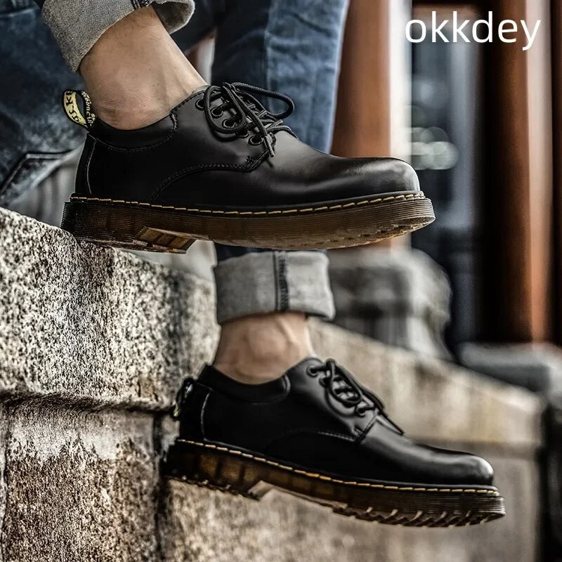 Muške cipele , ležerne, modne, otporne na habanje, udobne, s okruglim prstima, elegantne cipele za hodanje, proljeće, jesen, glavne