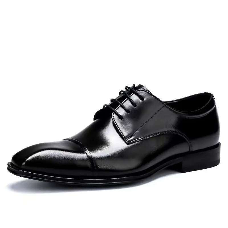 Poslovne formalne crne kožne cipele Muške modne ležerne cipele Klasične talijanske formalne oksfordske cipele za muškarce Zapatos Hombre