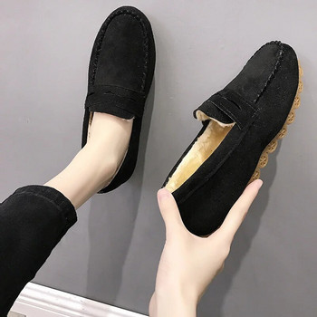 Γυναικεία Loafers Μοκασίνια Γυναικεία παπούτσια με μαλακό κάτω μέρος, αντιολισθητικά γυναικεία φλατ παπούτσια 2022 Φθινόπωρο, Άνοιξη slip On Sewing Γυναικεία Lazy παπούτσια Νέα