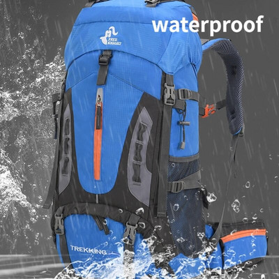 Piknika kempinga mugursoma Lielas ietilpības āra sporta soma Daudzfunkcionāla ūdensizturīga un slodzi samazinoša mugursoma