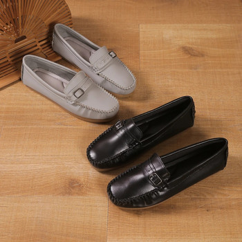 Дамски мокасини от PU кожа Обувки Ежедневни дамски равни обувки Дамски пролетни мокасини Ежедневни обувки с приплъзване Дамски мокасини