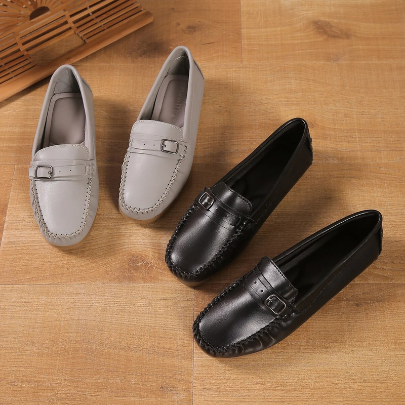 Moteriški PU odiniai bateliai Kasdieniai Moteriški moteriški batai Moteriški vasariniai mokasinai Kasdieniai slydimo batai Moteriški batai