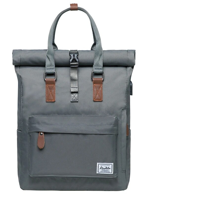 Aukštos kokybės USB įkrovimo kuprinė Vyriška vandeniui atspari kuprinė didelė nešiojamojo kompiuterio kuprinė Vyriška mokyklinė krepšys paaugliams berniukams Kelionės žygiai