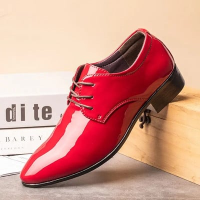 The Office Italiano DERBI Oxford cipele za muškarce Office 2024 KOŽNO poslovno odijelo Elegantne cipele za muškarce Klasične cipele za muškarce