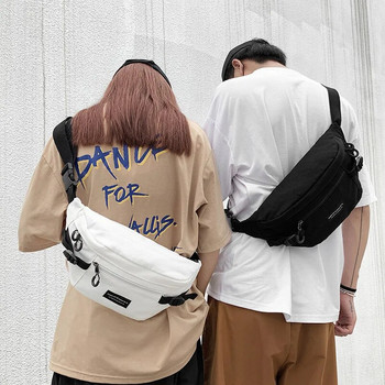Καμβάς Μεγάλη Casual τσάντα μέσης Unisex Fanny Pack Τσάντα στήθους Streetwear Τσάντες χιπ χοπ μπανάνα Υψηλής ποιότητας πακέτα μέσης μεγάλης ζώνης εξωτερικού χώρου