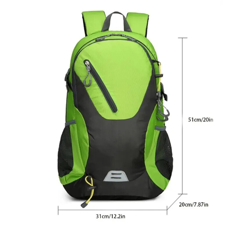 Lengvas, didelės talpos sportinis lauko vyriškas daugiafunkcis lengvas kelioninis žygio krepšys