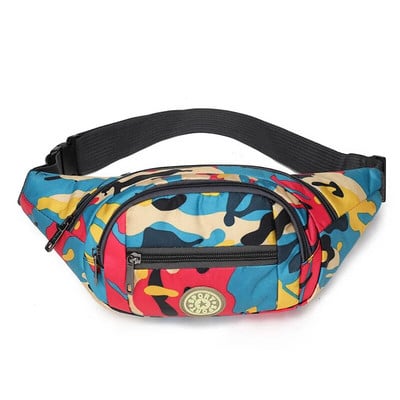 Terepszínű deréktáska nőknek Férfi Unisex deréktáska Női Aranyos banántáska Női Kicsi Állítható Hűvös Színes Válltáska