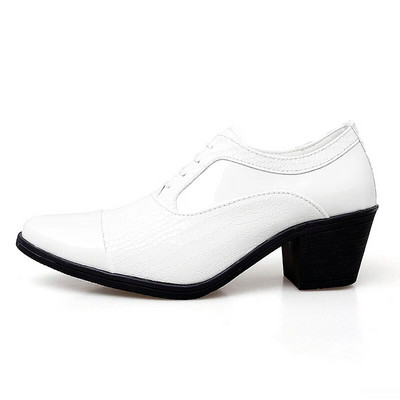 Karštas išpardavimas Krokodilas Vyriški batai su kulnais Formalūs Odiniai Ruda Vyriški Loafers Suknelė Batai Madingi Vyriški laisvalaikio batai Zapatos Hombre 2021 m.