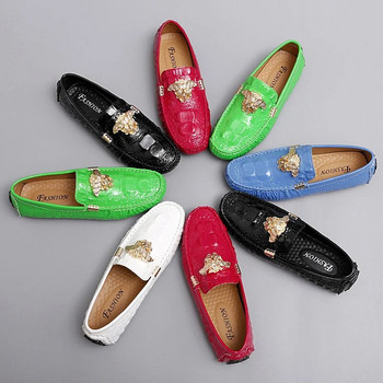 Ανδρικά γυναικεία δερμάτινα ντιζάιν παπούτσια casual Πολυτελή Loafers Μοκασίνια Μάρκα Driving Αντρικά Ανδρικά Παπούτσια Υποδήματα Plus Size 38-48