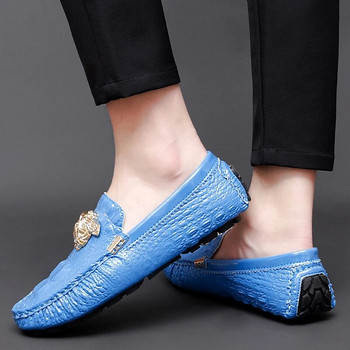 Ανδρικά γυναικεία δερμάτινα ντιζάιν παπούτσια casual Πολυτελή Loafers Μοκασίνια Μάρκα Driving Αντρικά Ανδρικά Παπούτσια Υποδήματα Plus Size 38-48