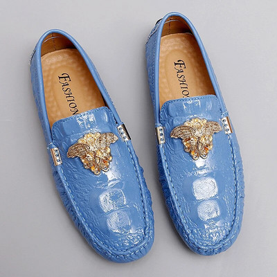 Vyriški moteriški odos dizainerio laisvalaikio batai Prabangūs Loafers Mocasins Prekės ženklo Vairavimo Vyriški Batai Vyriški Avalynė Plius dydis 38-48