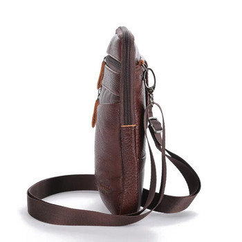 Мъжки чанти за кръста от естествена кожа Чанти за телефон Чанти за кръст Чанта за кръста Мъжка малка чанта за през рамо през рамо Дизайнерски чанти през рамо